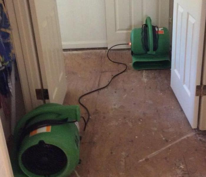Water damage cleanup in Novato
