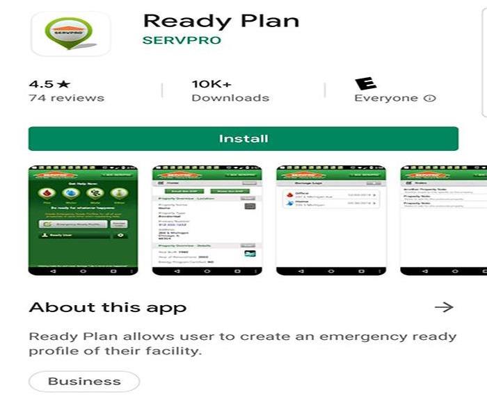 Ready Plan mobile device download page for android devices. 